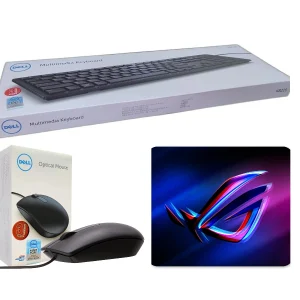 Keyboard & Mouse With Mouse Pad (Complete Computer Components Combo Pack)